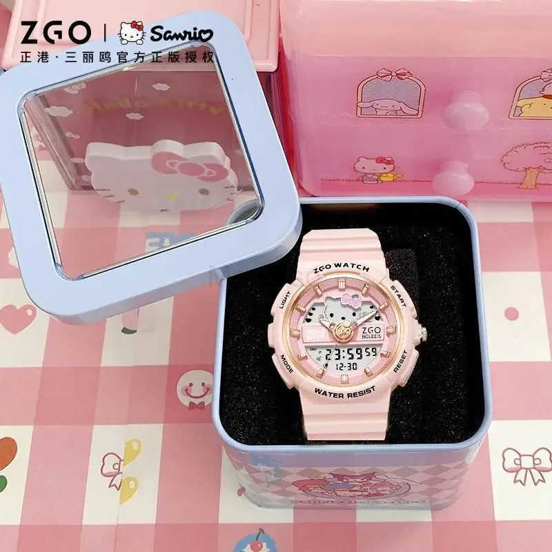 Sanrio HelloKitty cartoon character watch waterproof kawaii highlooking student and child cute watch holiday gift new L250925