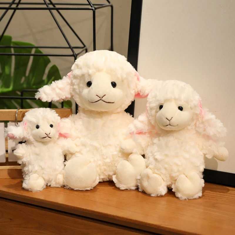 162230cm Kawaii Sheep Plush Toy Cute Cartoon Fluffy Soft Animals Stuffed Doll Sleeping Pillow Accompany Toys Home Decor Gift C250925