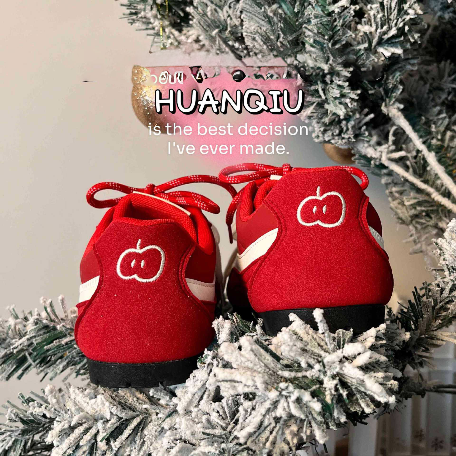 HUAN QIU Free shipping Designer Casual Shoes Red women shoes versatile lightweight board shoes soft soled casual shoes