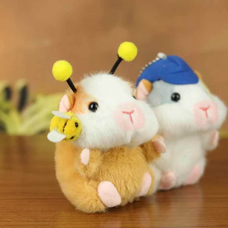 Birthday Gift Children Plush Toys Cute Guinea Pig Pendant Plush Doll Stuffed Animals Cartoon Kapibala Keychain Christmas Gifts C250925