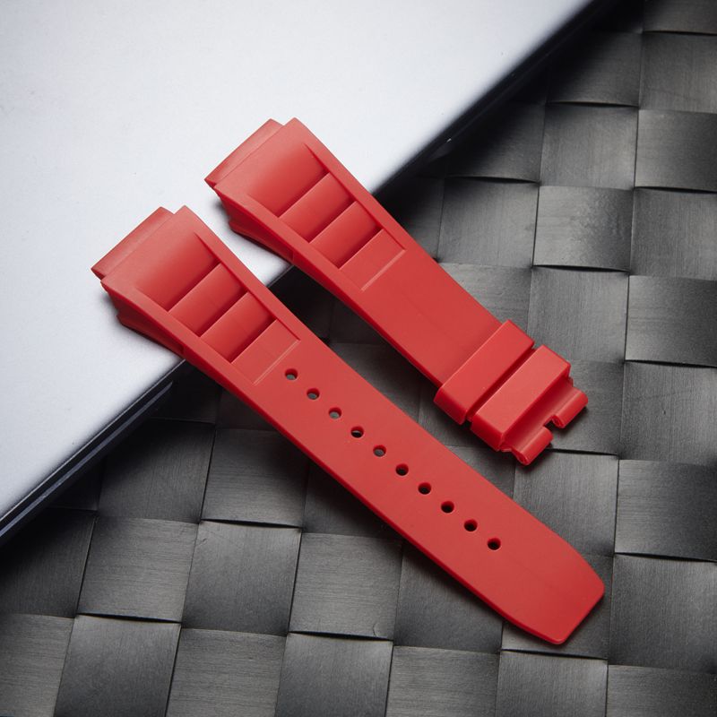 Extra Long Band XL XXL Silicone watch straps Men Soft Quick Release Watchband for Large Wrist Replacement - 16mm ... 20mm 22mm 24mm