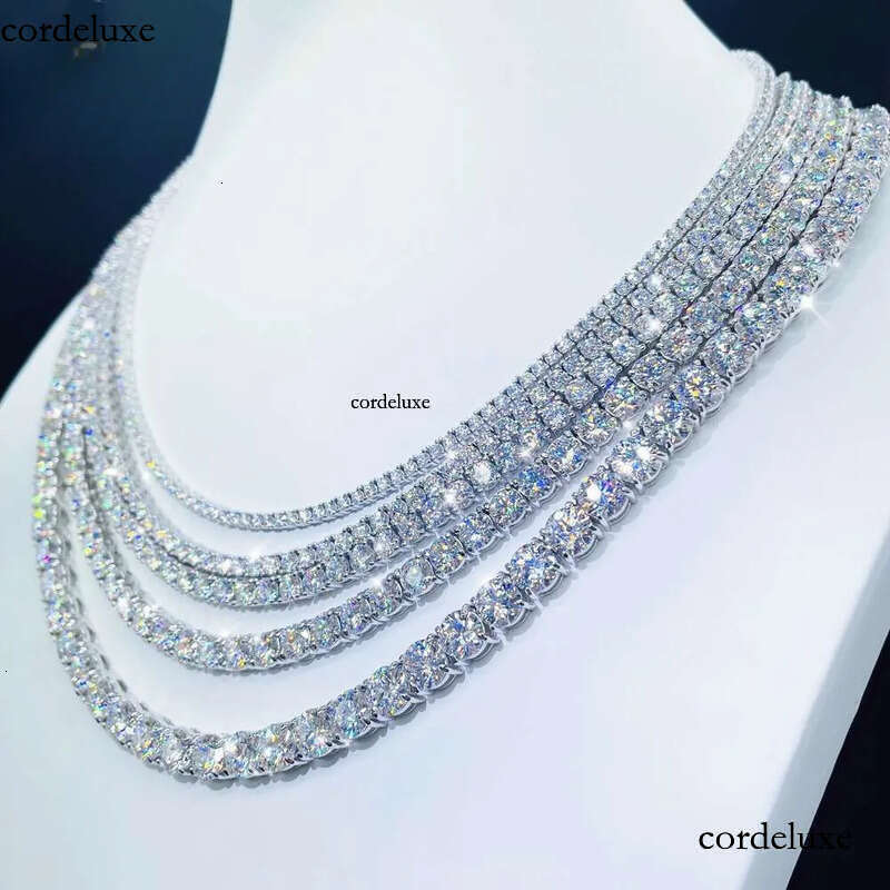 Factory price full size moissanite bracelet necklace pass dia tester tennis chain 93