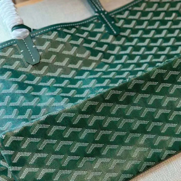 Tote Green Designer Leather Linen Canvas Shopping Versatile Crossbody Lady Shoulder Large Capacity Letter Handbag Summer Beach Bag dh5594197Bg7