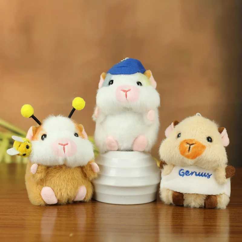 Birthday Gift Children Plush Toys Cute Guinea Pig Pendant Plush Doll Stuffed Animals Cartoon Kapibala Keychain Christmas Gifts C250925