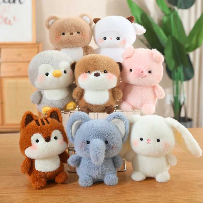 Cute Sitting Animals Red Panda Fox Sloth Cat Soft Plush Dolls Stuffed Capybara Pig Plushie Baby Toys Gifts For Children C250925