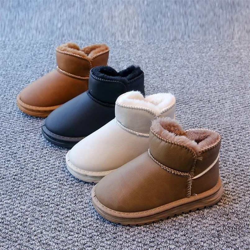 Fashion Children Casual Shoes Girls Boys Cotton Snow Boots Warm Kids Boots Boy Winter Cotton Shoes Sneakers 241106