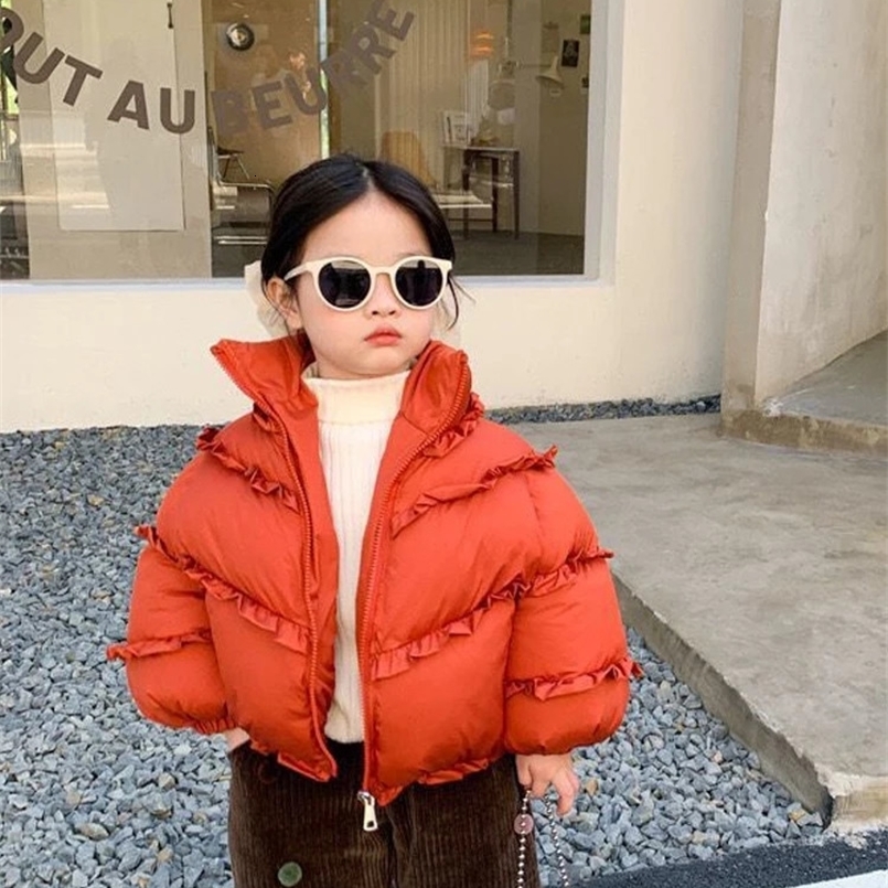 Clothing Sets Girls Thickened Cotton Jacket Winter Bread Clothes For Children From 1 To 12 Years Children s Coat Coats Down 231128