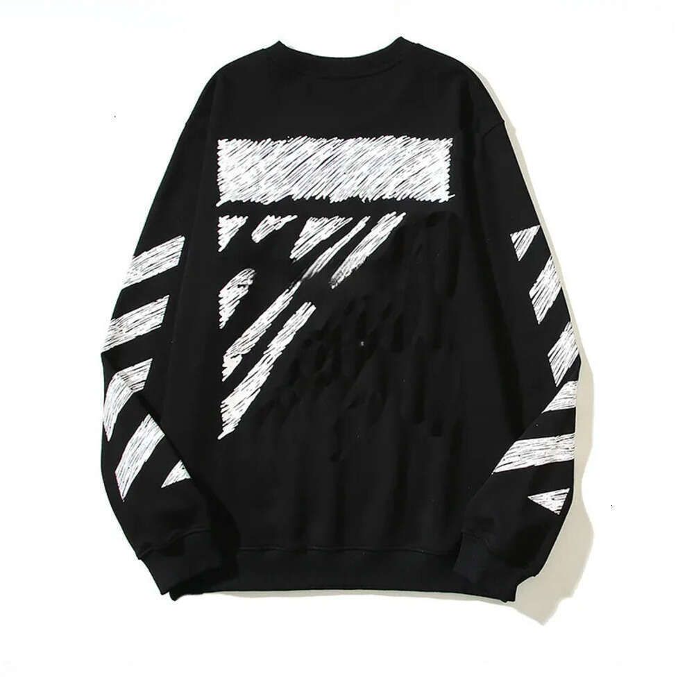 Designer Hoodie Off Whitte Jacket Mens Off Whitehoody Street Trendy Round Neck Pullover Vintage Letter Pattern Couple Casual Loose Off Whiteair Sweatshirt 21E