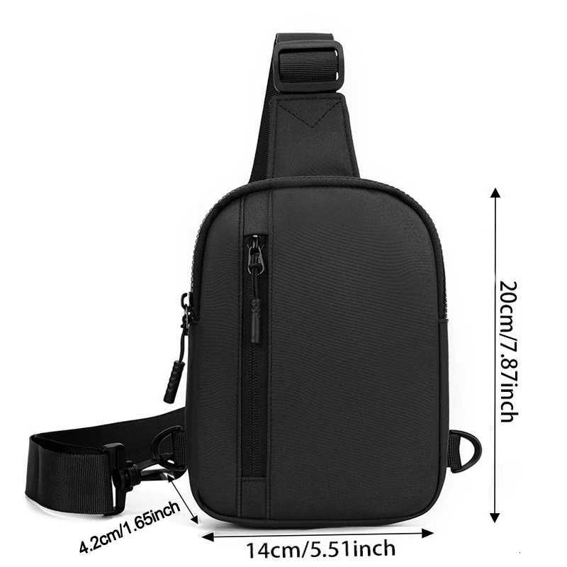 Oxford Chest Bag For Men Women Casual Sling Shoulder Crossbody Pack Waterproof For Outdoor Running Cycling Travel Phone Bags Z250918