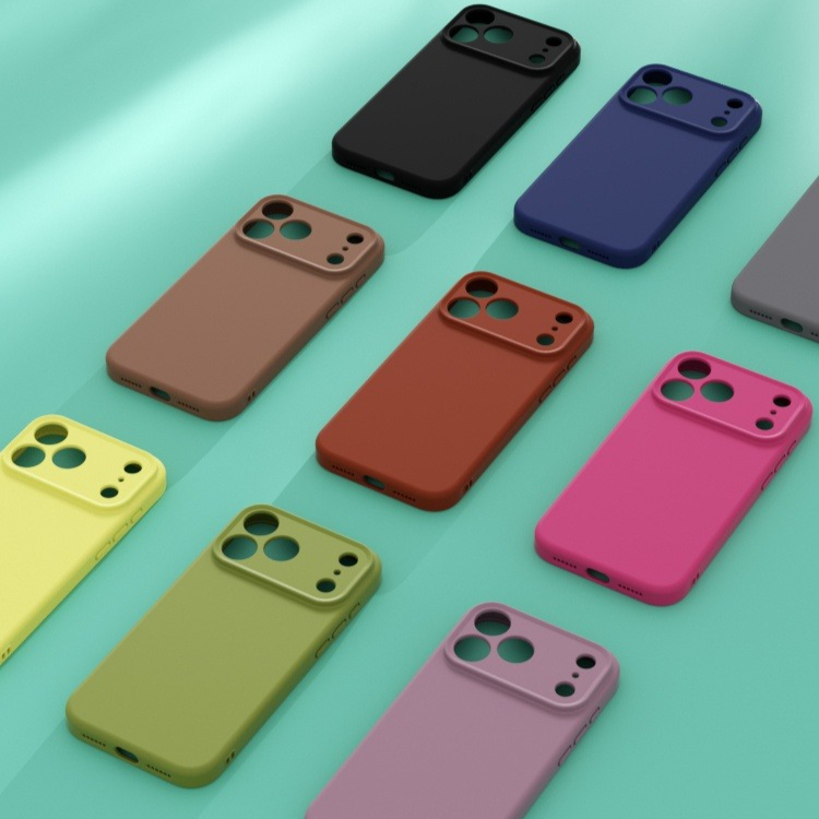 Liquid Silicone Case for IPhone 17 Pro Max 17 Pro 16/15/14/13 Pro Max Cover Luxury Shockproof Soft TPU Phone Back Case for IPhone17 Air