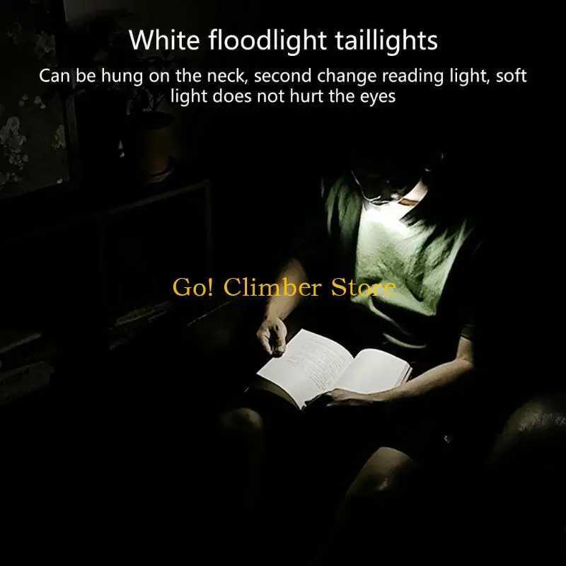 Q84C LED Head Torch Rechargeable Headlamps Headlights with Motion Sensors WaterResistant Lightweight Sensors Head Flashlight J250925