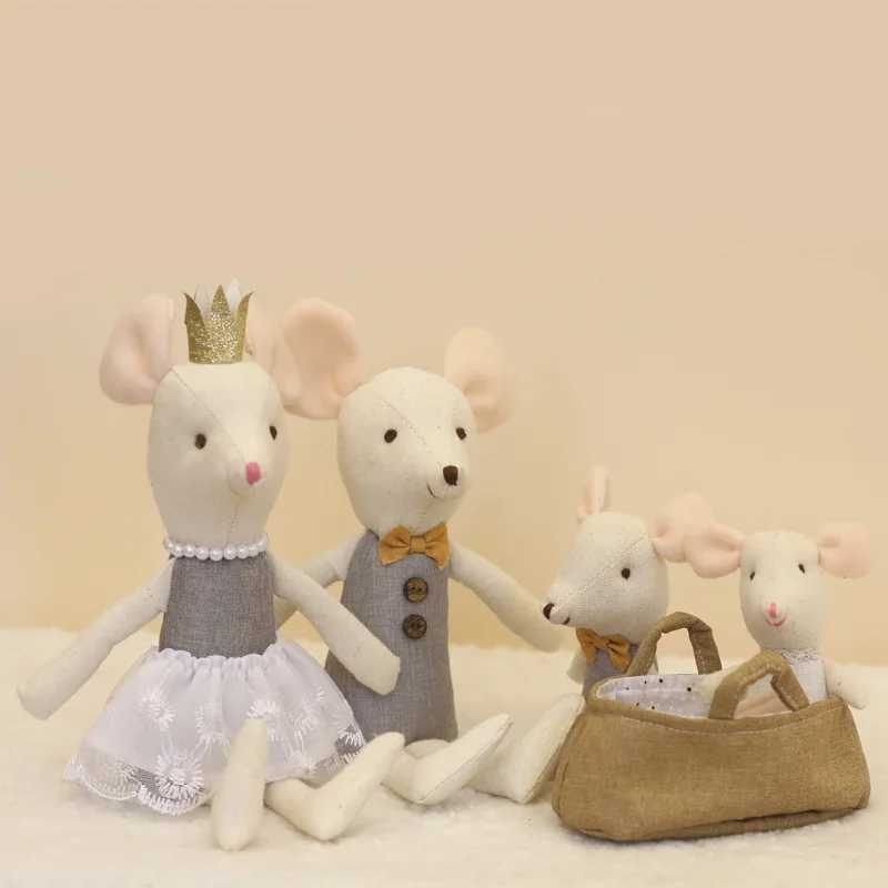 Plush dolls Stuffed Animal cartoon Kids Toys for Girls Baby Birthday Christmas Gift family dollhouse C250925