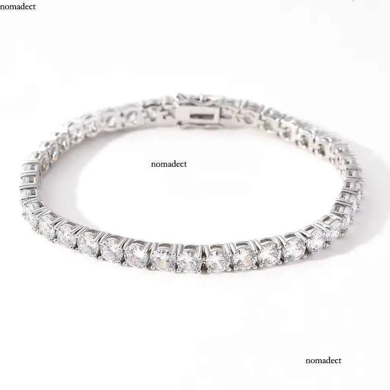 Iced Out Gold CZ Charms Tennis Bracelet - Unisex 3mm-6mm AAA+ Cubic Zirconia Hip Hop Jewelry for Gifts 29
