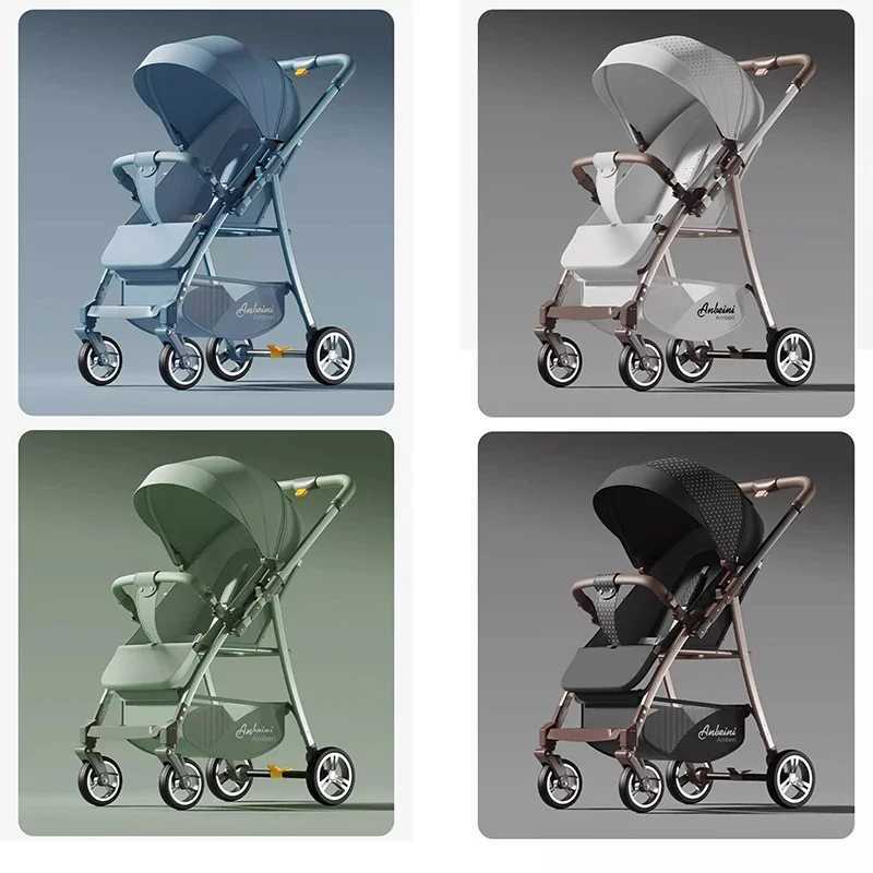 Lightweight Baby Stroller Can be Seated and Laid Down OneButton Folding TwoWay Promotion of 03 Years Old Baby Stroller Z250924