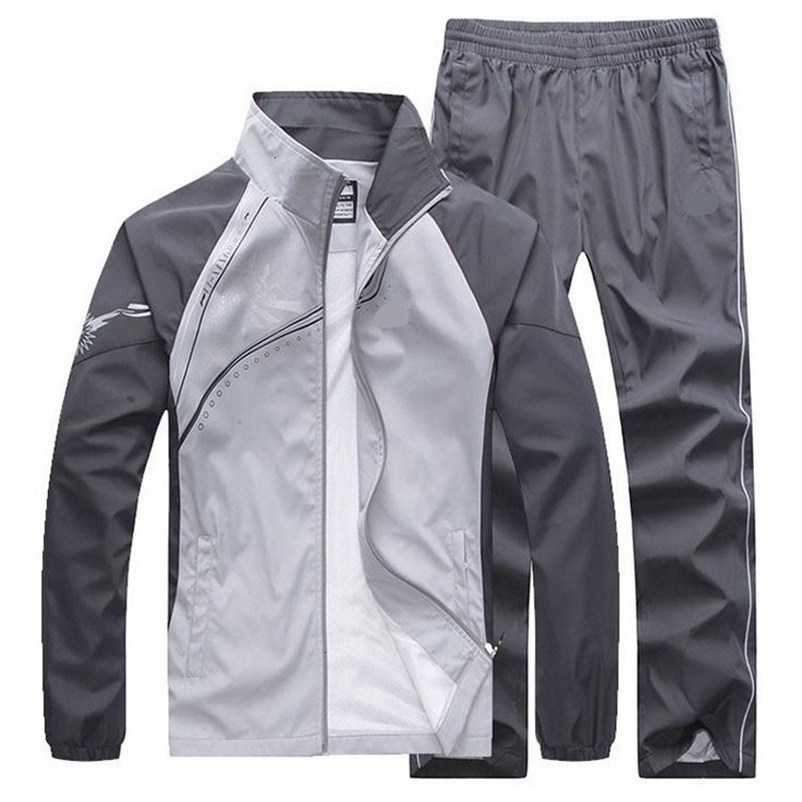 Men's Tracksuits men's spring and autumn sportswear men's sportswear 2-piece set sportswear jacketpants sportswear men's Asian siz