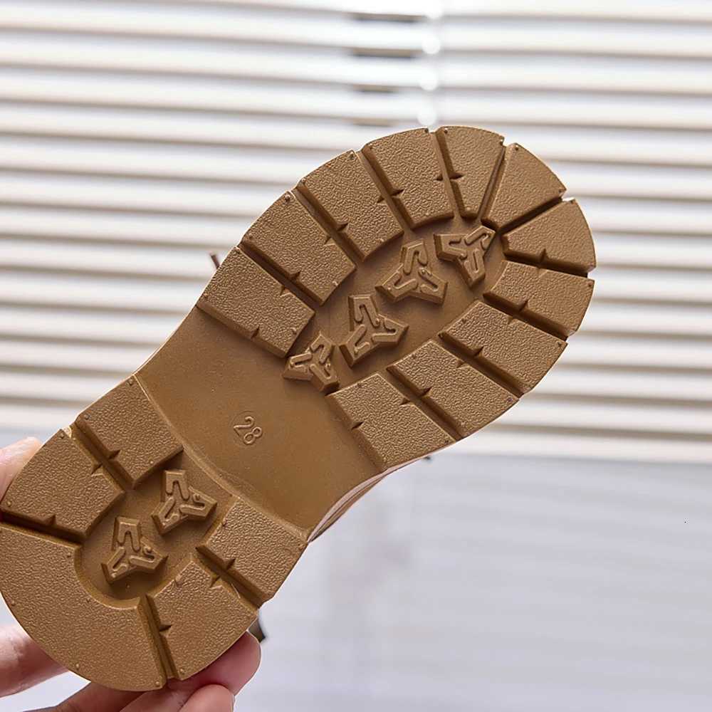 Winter Snow Boots For Children PU Leather Waterproof Plush Boots Thick Warm Boys Girls Warm Boots Casual Footwear For KidsXJ250925