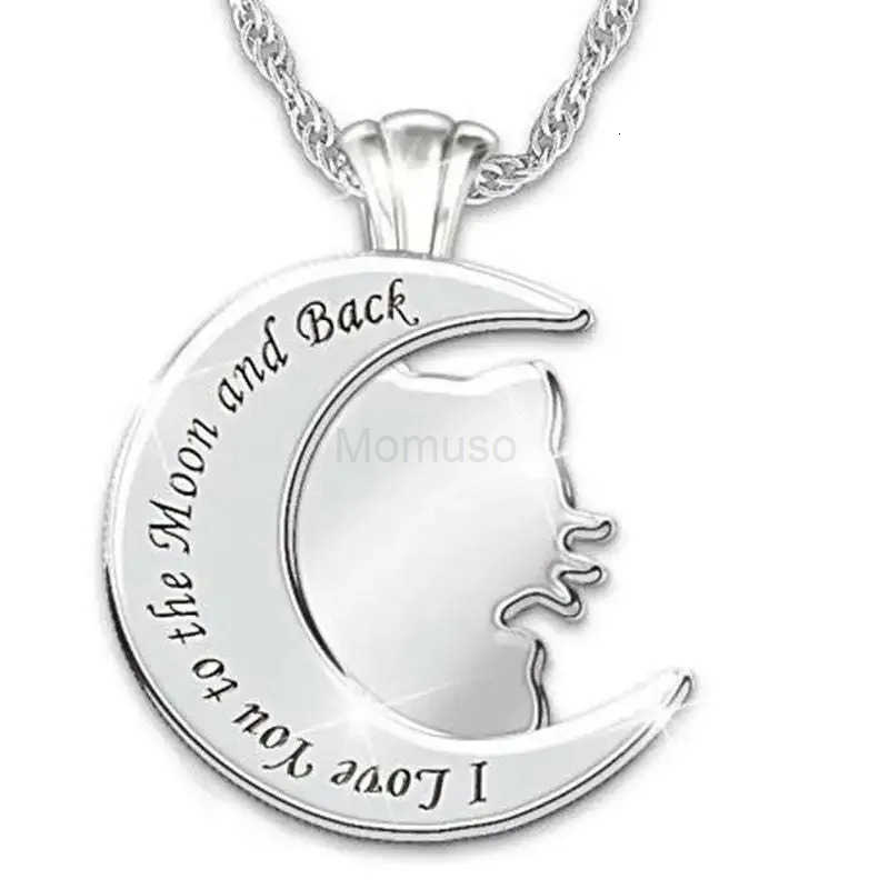 Sanrio New Kawai Hello Kitty Jewelry Childrens Pendant Necklace Female Moon Cute Animal Accessories Cartoon Xiao Mao Jewelry L250925