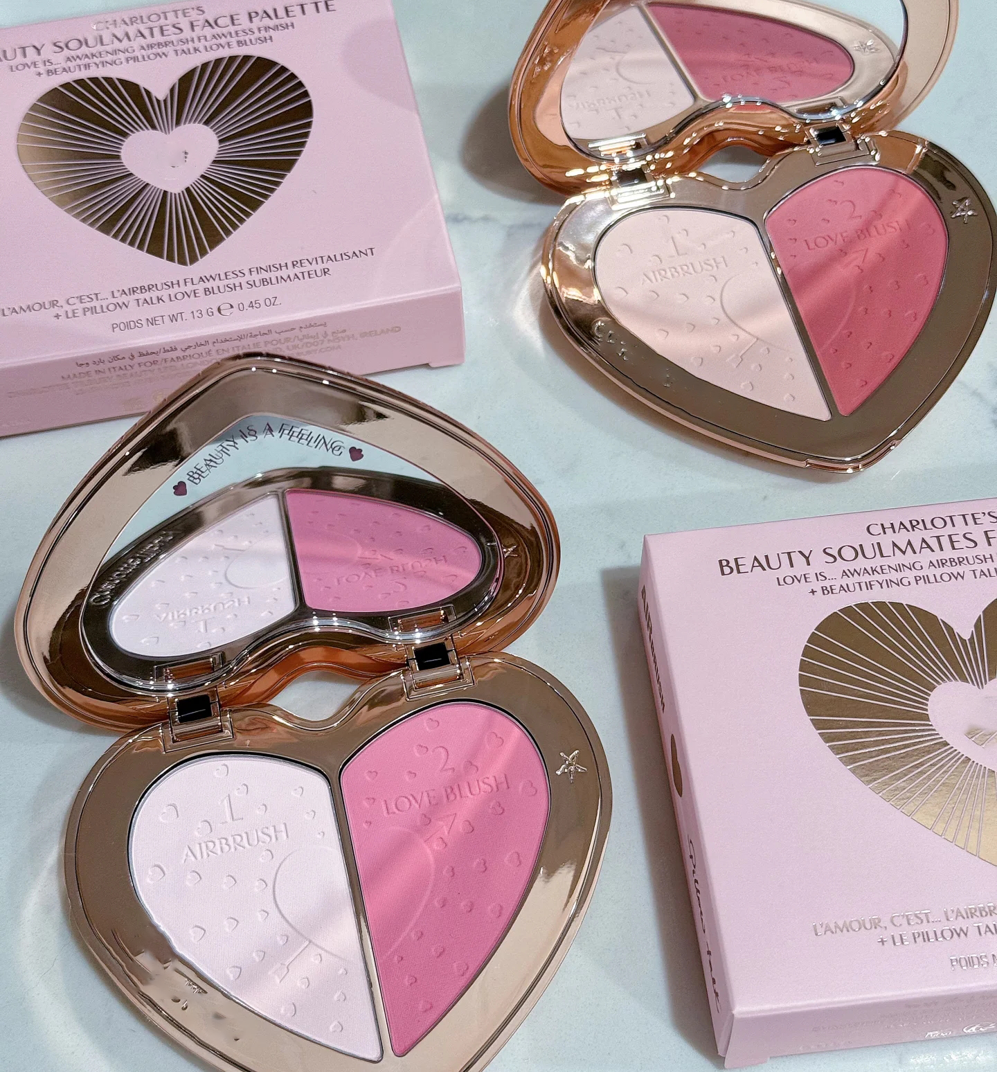 Love Two Color Powder Blusher 13g New Pillow Talk Jewel Box #PINK #PEACH Long Lasting Color Rendering Good Quality Fast Shipping