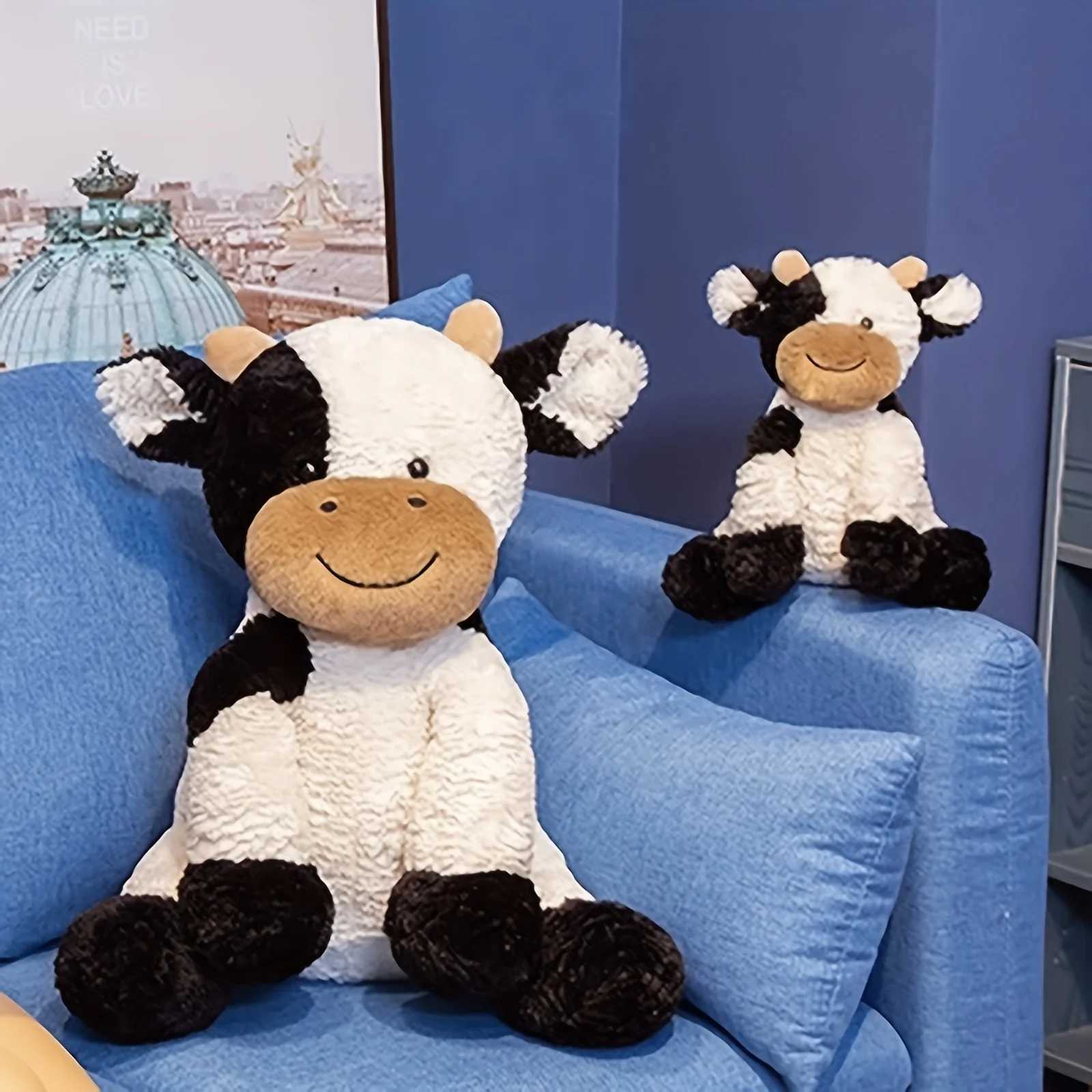 20cm Cute Silly Cow Dolls Plush Toys Kawaii Cow Stuffed Animal Cattle Toy Kids Birthday Gifts Valentines Day Baby Shower Easter C250925