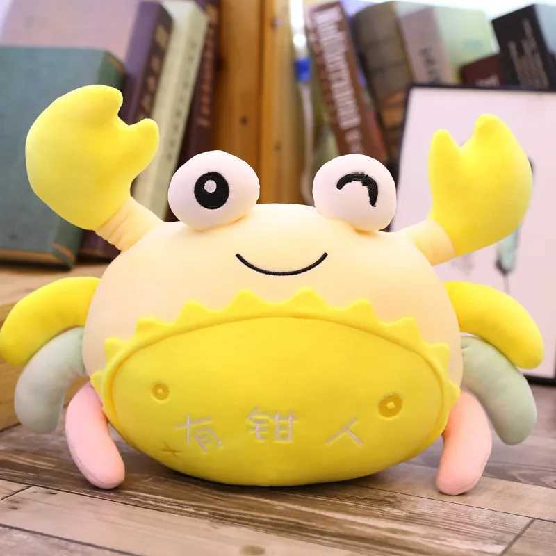 Cute Crab Ocean Small Hairy Plush Toys Creative Ocean Soft Stuffed Animal Crab Dolls Kawaii Plushies Doll Gift Decorations Kids C250925