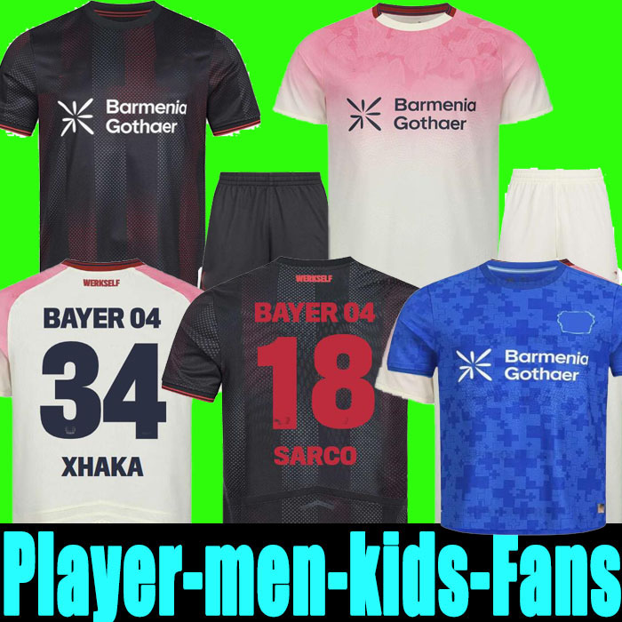 25/26 Bayer Leverkusens Soccer Jerseys WIRTZ BONIFACE HINCAPIE HOFMANN SCHICK Boys FRIMPONG GRIMALDO 25 26 Home Away 3RD Men Kids Fans Player Football Shirt kit S-2XL
