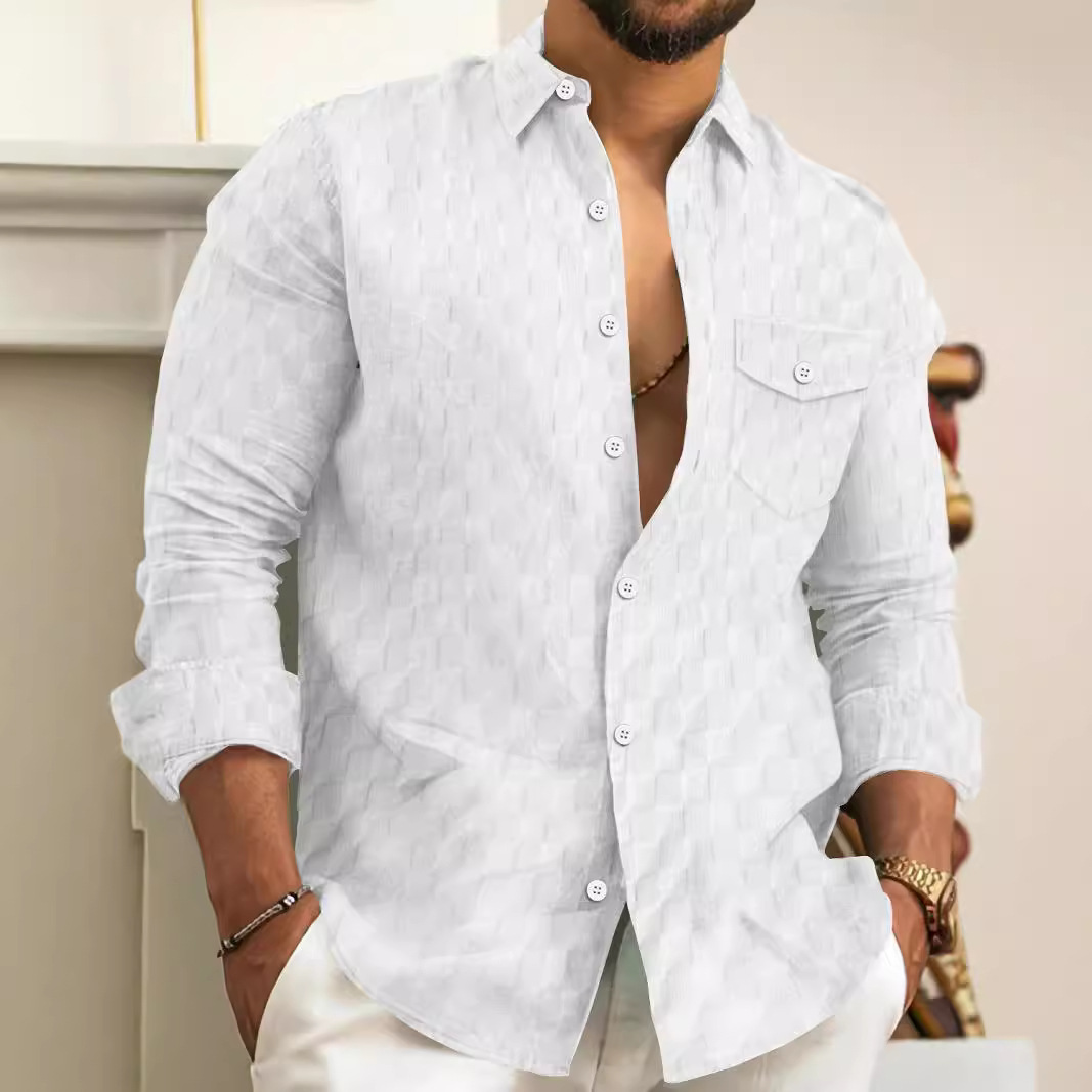 mens designer t shirt clothing T-shirts Fashion Shirt Black White Fashion Men Tees luxury Clothing Dress Shirts Business Casual Long Sleeve Shirt Shir