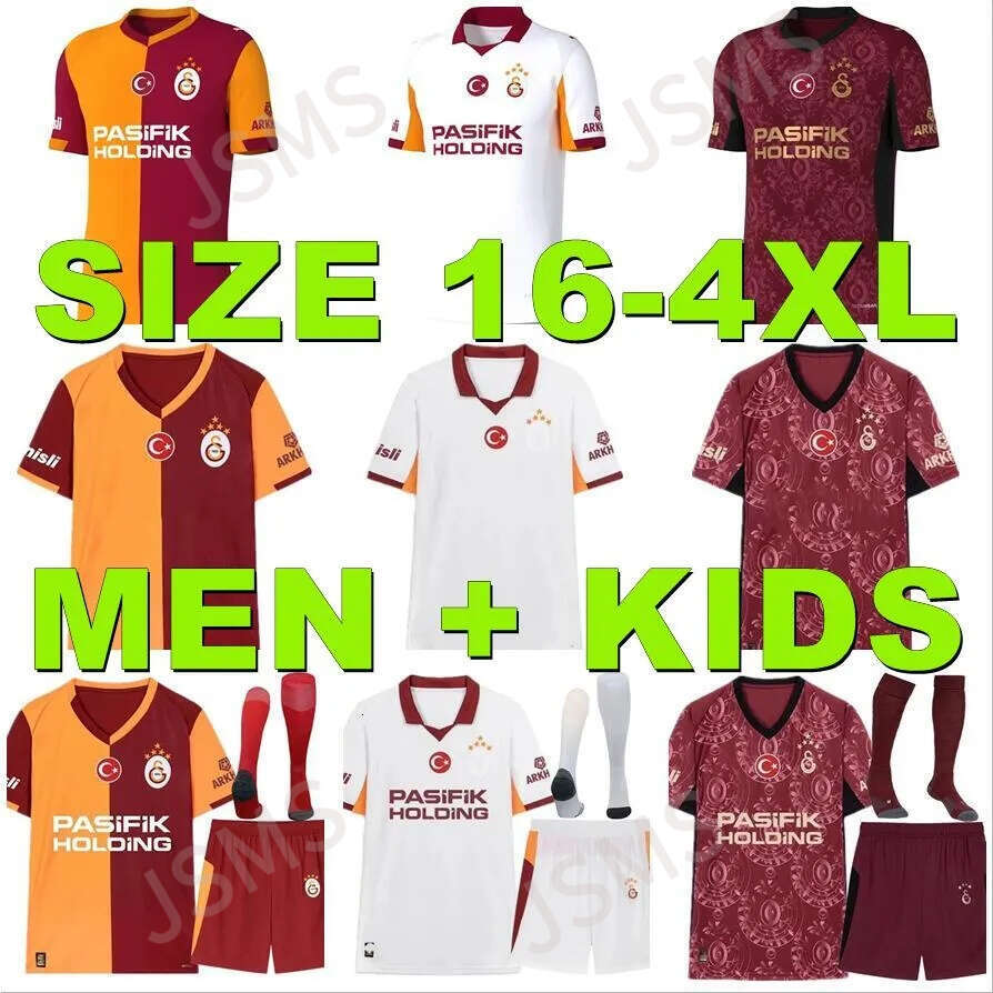 25 26 Galatasaray Soccer Jerseys Players fans ICARDI ZANIOLI BAKAMBU MERTENS ZAHA AKGUN AKTURKOGLU 100th Anniversary 2025 2026 men kids kit Football Shirt ICARD
