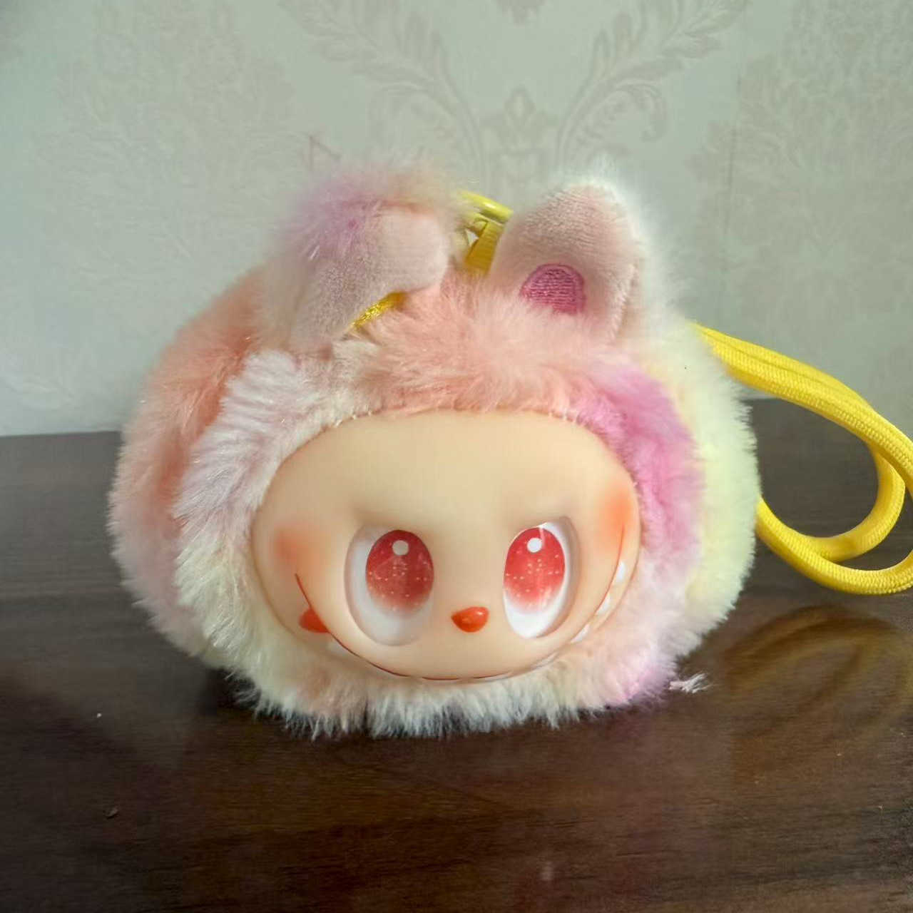 Third Generation Labubu Pencil Case Vinyl Labubu Trendy Stationery Bag Bubble Mart Pencil Bag Plush Toy L250925B8VV