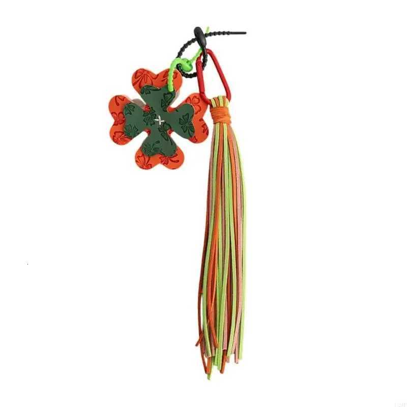 Elegant Corduroy Tassels Keychain Handcrafted Bag Accory Stur Braided Rope Bag Charm Gift For Fashion rs Y250925r