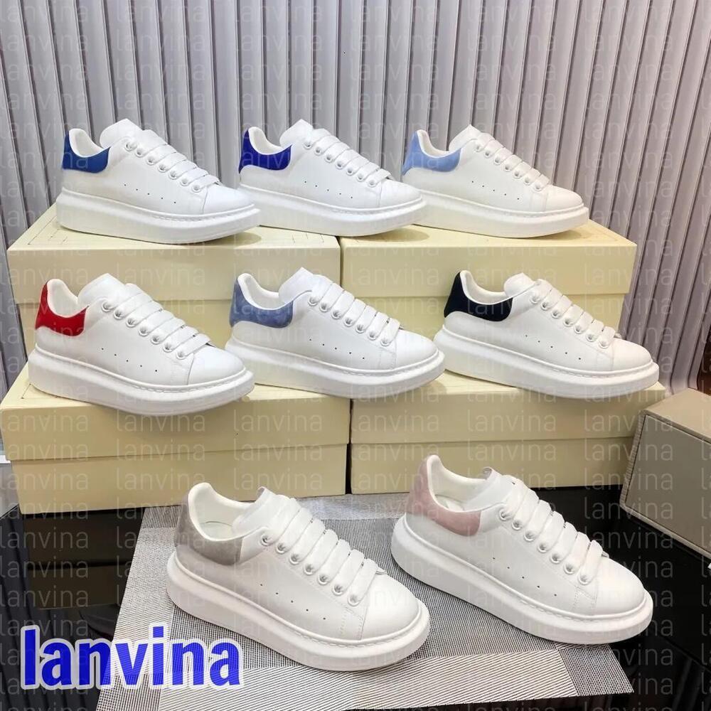 Designer casual Shoes Oversized Platform Sneaker Mens Womens White Black Leather Suede shoe black white pink green silver blue best outdoors sport Lace-Up train