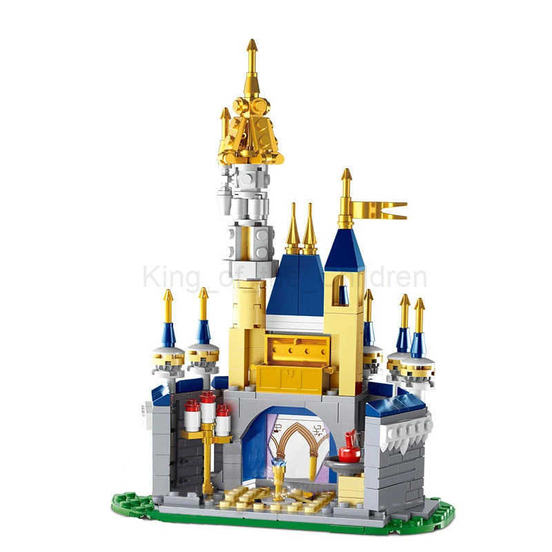 Disney Princess Castle House Building Blocks Kit Bricks Classic Cartoon Movie Animation Model Kids Girl Toys For Children Gifts H250925