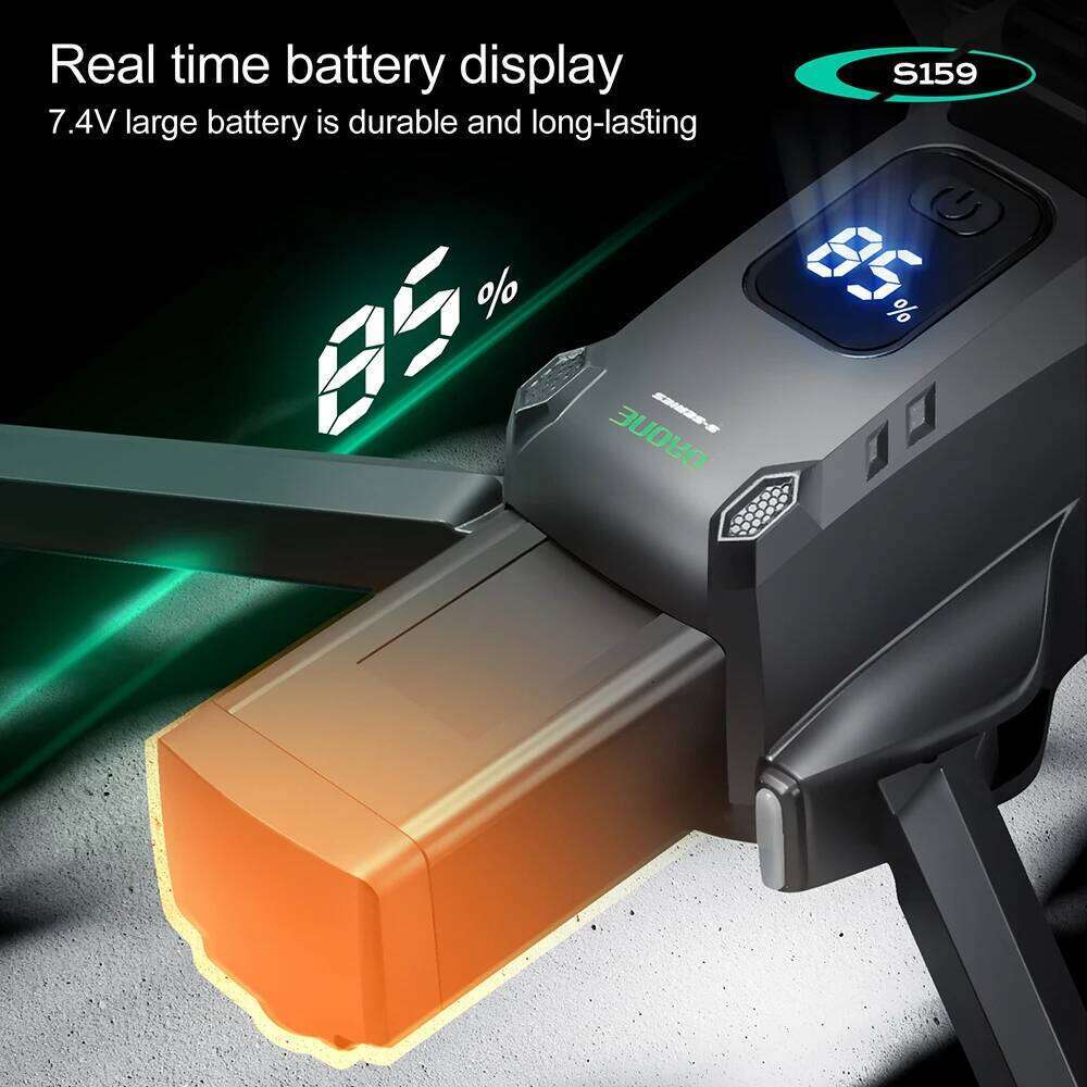 New S159 GPS 8K HD Camera Screen Send Memory Card 5G Image Transfer Obstacle Avoidance Brushless FPV Drone RC Quadcopter