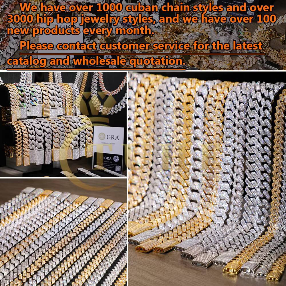 Hip Hop Jewelry Fashion Style 51mm Luxury and Heavy Necklace Super Big Cuban Necklace Big Ass Cuban Link Chain Miami Cuban Link