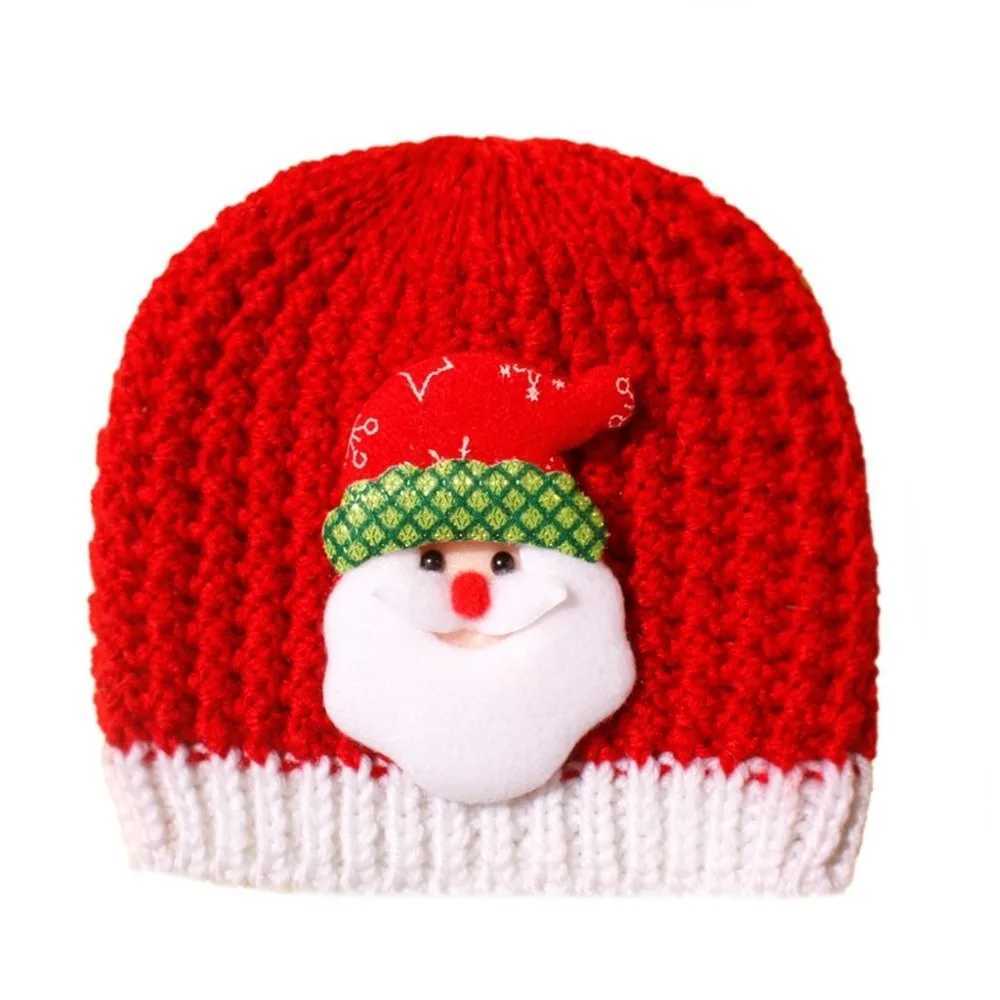 New Warm Christmas Hat Windproof Coldproof Knitted Hat Beanie Hat New Year L250925MYBR