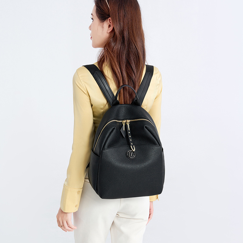 LORDLY KNACK designer bag light luxury genuine leather Autumn Winter New Fashion Backpack Lightweight Travel Large Capacity Commuter Backpack