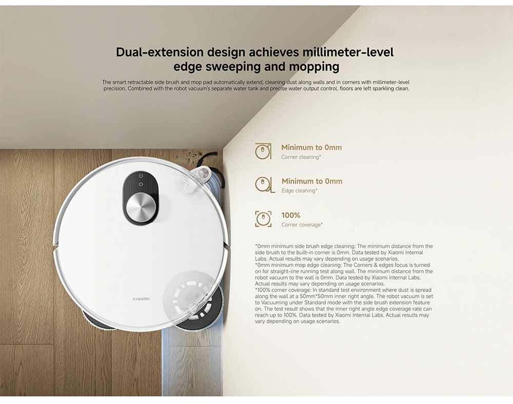 Xiaomi Robot Vacuum 5 EU, 20000Pa Fan Blower Suction Power, AI Triple-Camera Smart Perception System, Butler-Level Intelligent Cleaning, Smart Voice C