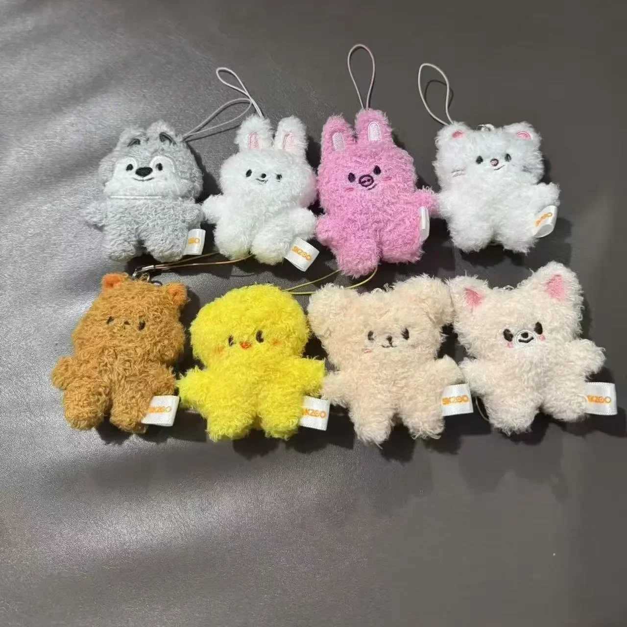 New KPOP Skzoo Plush Keychain Korean Ide Pendant Toy Keychain Fan Collection Giftsol Felix HyunJin Jisung Plush Cartoon C250925