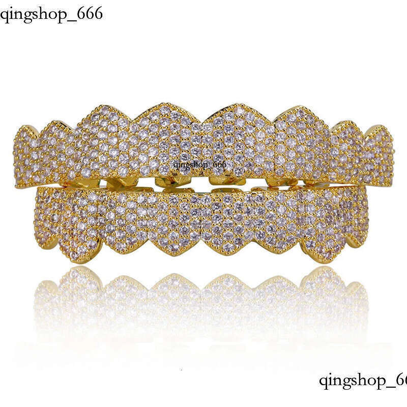 Grillz Dental Grills Exclusive Customization Moissanite Teeth Iced Out Hop Sier Decorative Braces Real Dia