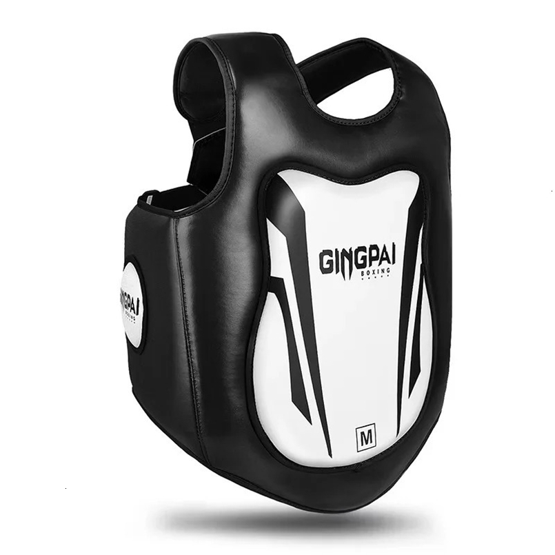 Boxing Chest Guard MMA Kickboxing Body Vest Protector Martial Arts WTF Reversible Rib Shield Taekwondo Target Training Uniform 241202