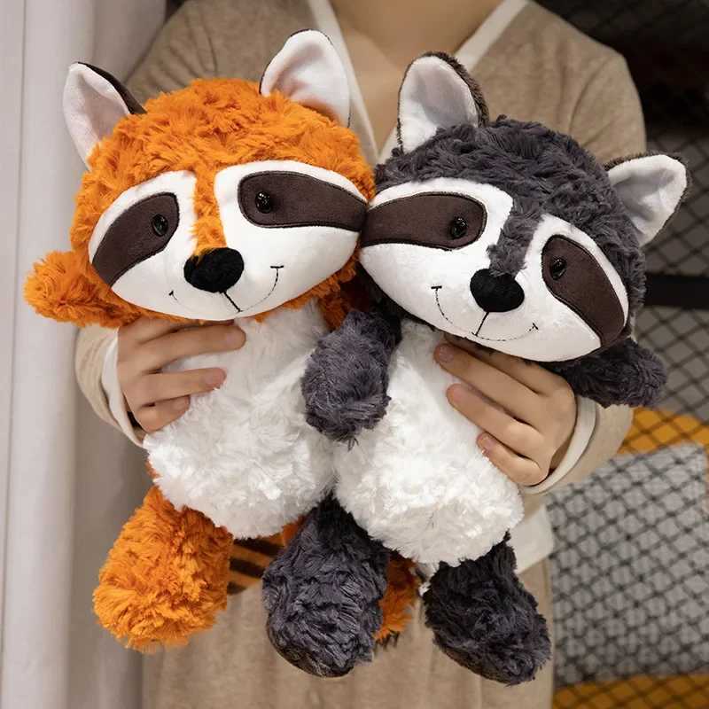Stuffed Animals Kawaii Raccoon Plush Toy Lovely Fox Cute Soft Sloth Doll Pillow For Girls Children Kids Baby Birthday Gift C250925