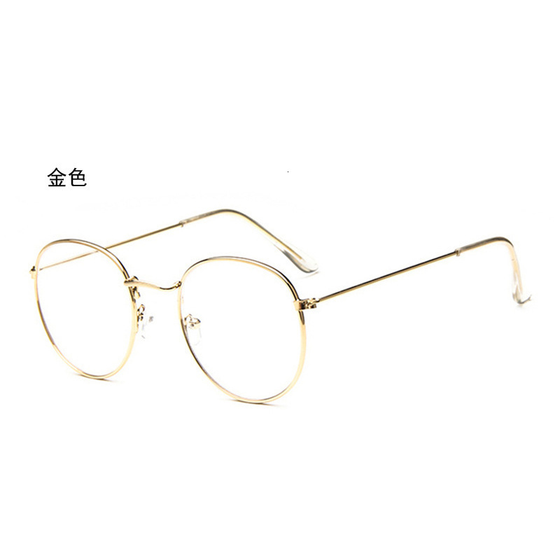 Reading Glasses Oversized Round Metal Anti Blue Light Woman Reading Glasses Men Clear Lens Vintage Eyeglasses Presbyopia Large Computer Goggles 230516