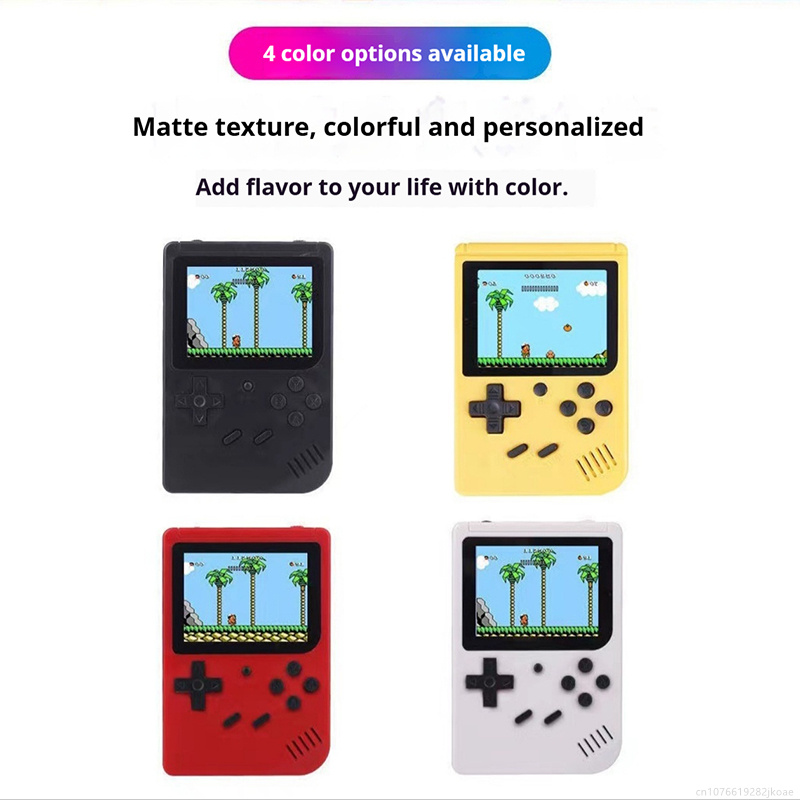 Wholesale holesale Retro 400 in 1 Game Console 8 Bit Mini Portable Handheld video Game Players Color LCD Screen Kids Gift