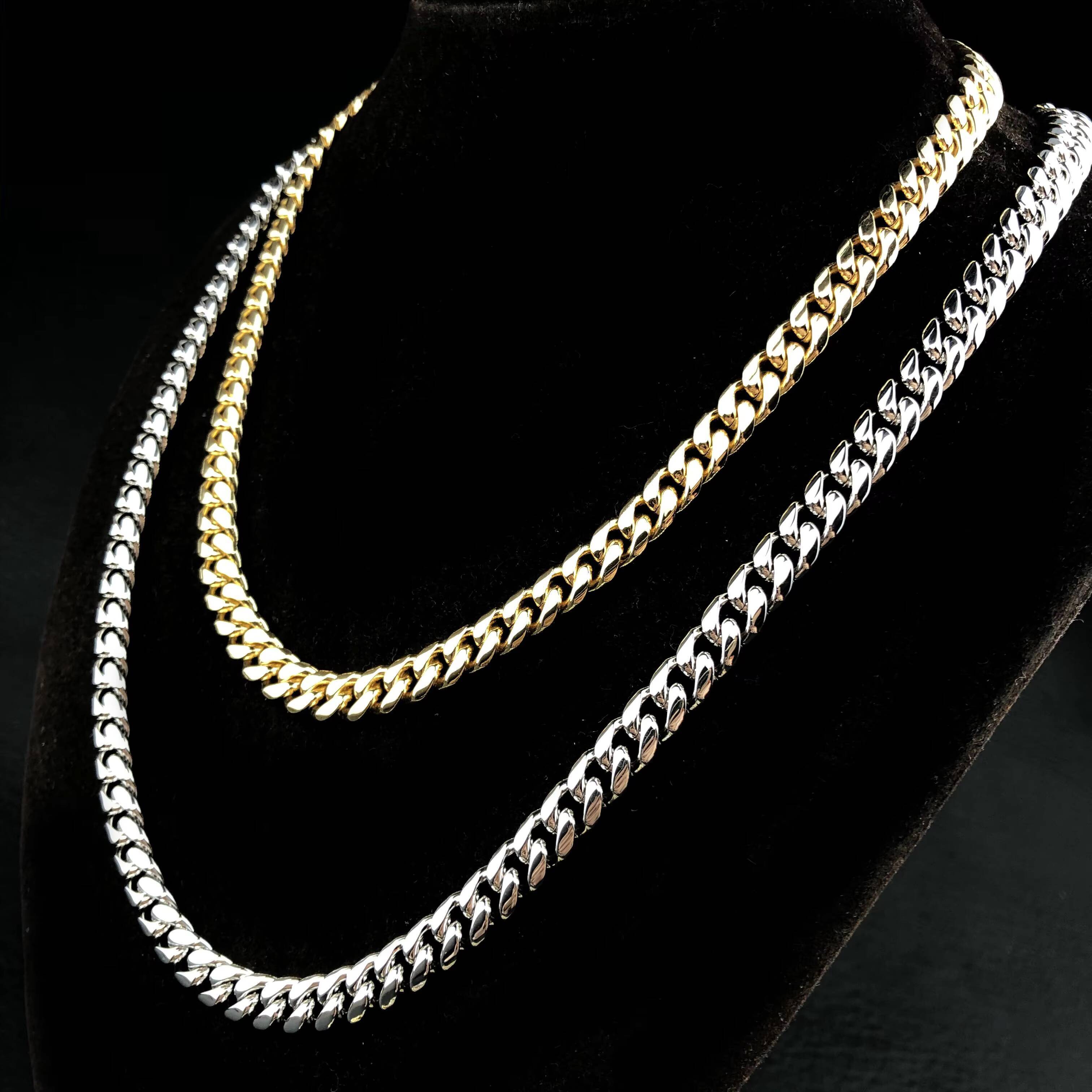 YSS Jewelry Cuban Link Chain 18k Gold Sterling SilverJewelry