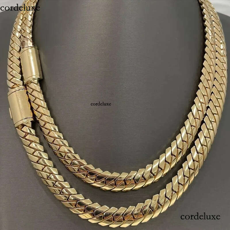 Hip Hop Link Sterling Sier 12mm Necklace Men Moissanite Cuban Chain d8