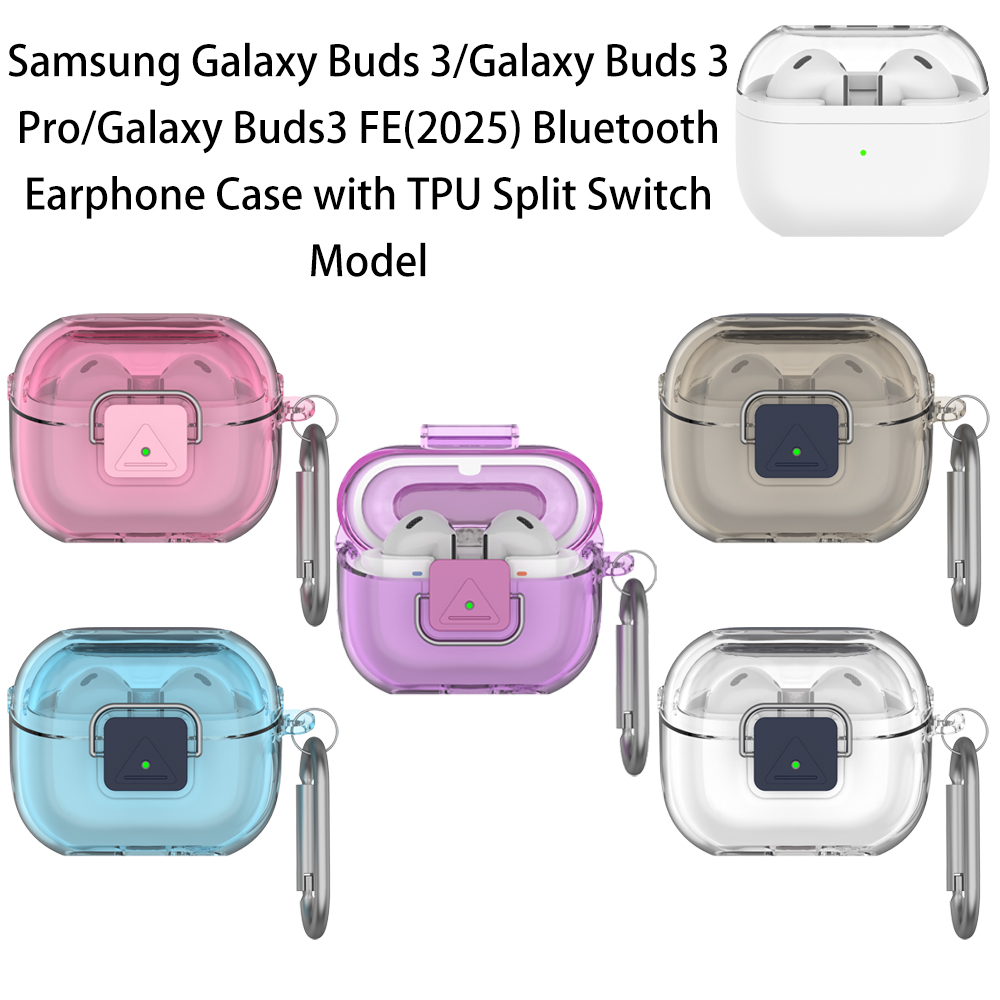 For SAMSUNG Galaxy Buds 3/3 pro/3 FE(2025) Bluetooth Cases cover,TPU Hard-shell one-piece anti-drop and dust-proof storage box