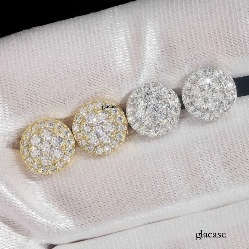 Madonna Fashion Dia Jewelry vvs Moissanite Sterg Sliver Women GRA Certificate Earrings