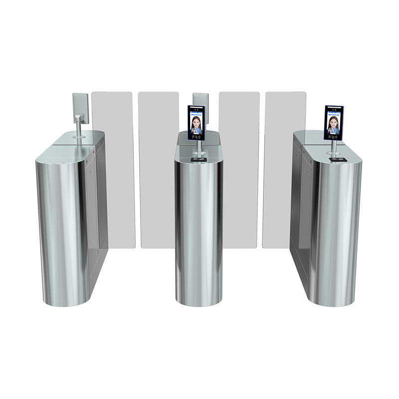 Customizable Intelligent Pedestrian Sliding Turnstile - Face Recognition, Card Swipe Access Control for Gyms & High-Speed Entry/Exit Gate-NO10