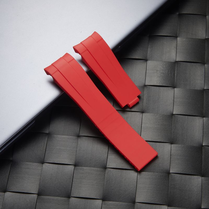 Extra Long Band XL XXL Silicone watch straps Men Soft Quick Release Watchband for Large Wrist Replacement - 12mm 16mm ... 20mm