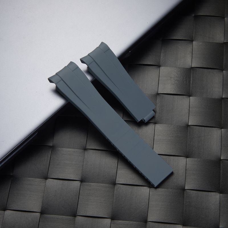 Extra Long Band XL XXL Silicone watch straps Men Soft Quick Release Watchband for Large Wrist Replacement - 12mm 16mm ... 20mm 22mm 24mm