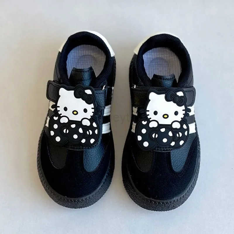 Sanrio New Spring Autumn Kawaii Anime Board Shoes 2025 Cute Hello Kitty Cartoon Children Casual Sports Sneakers Gifts for Kids H251125